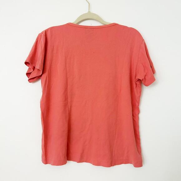 Pink Y2K Rhinestone Embellished Short Sleeve Shirt2 - Picture 3 of 7